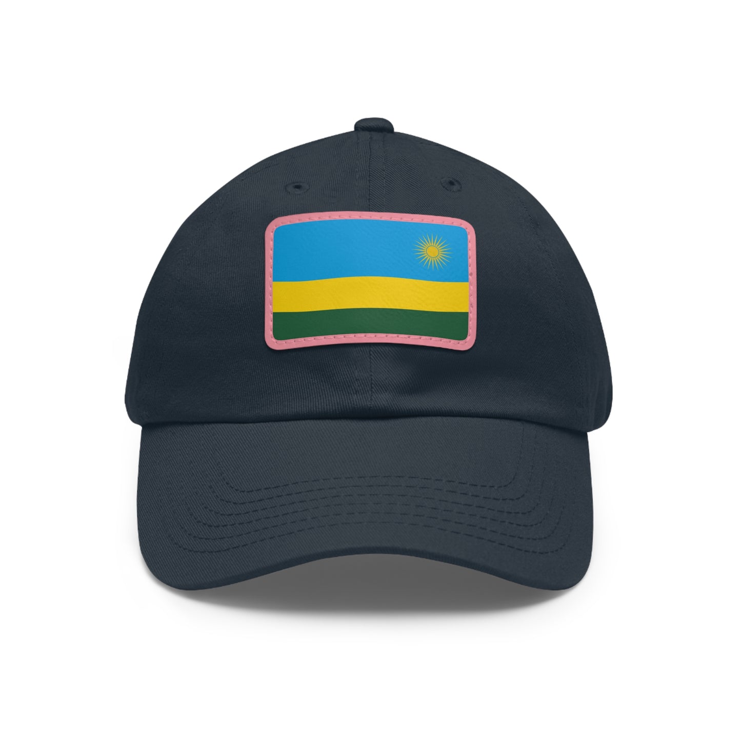 Rwanda Leather Patch Hat