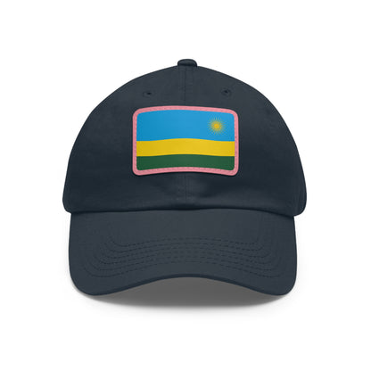 Rwanda Leather Patch Hat
