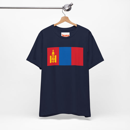 Mongolia Flag on T-shirt