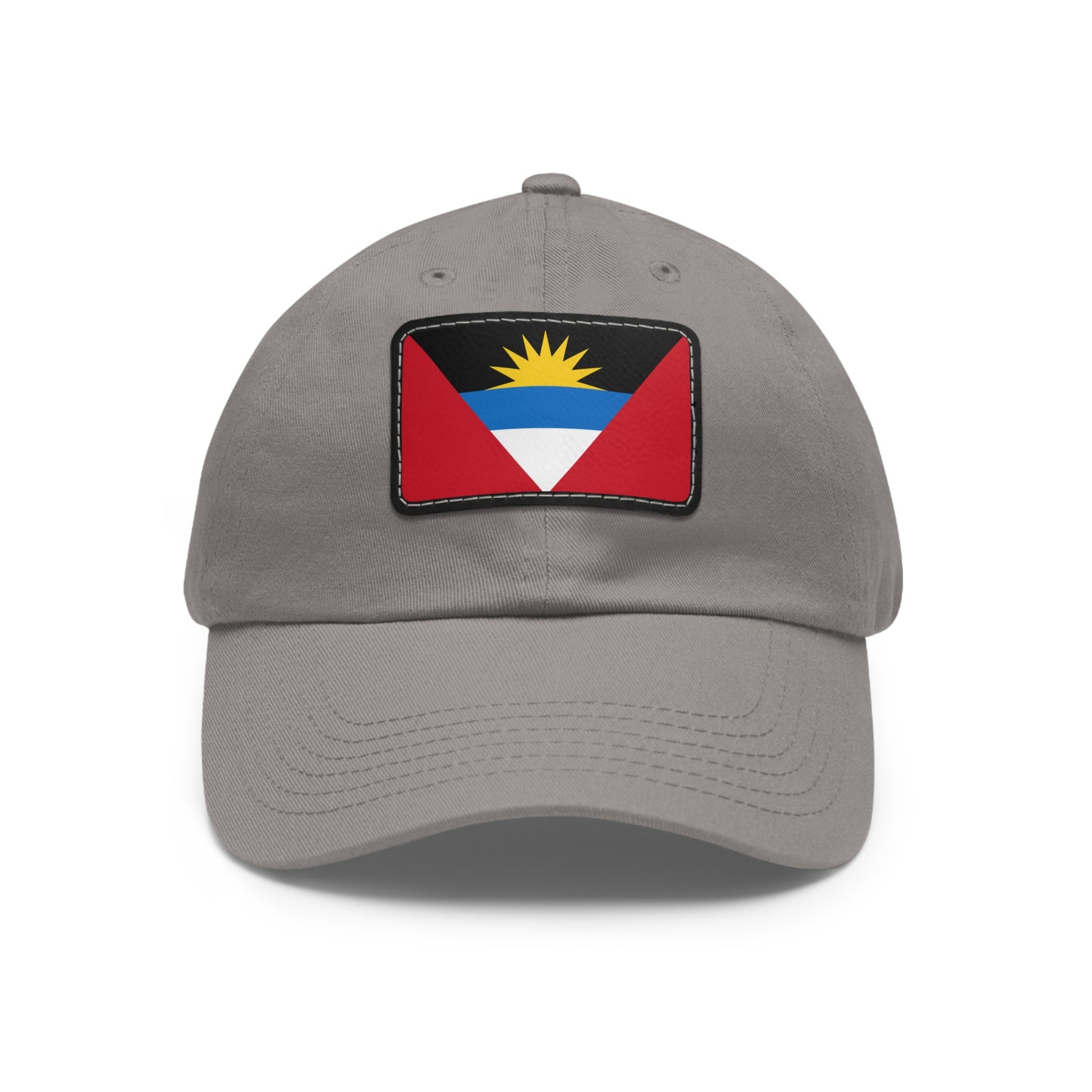 Antigua and Barbuda Leather Patch Hat