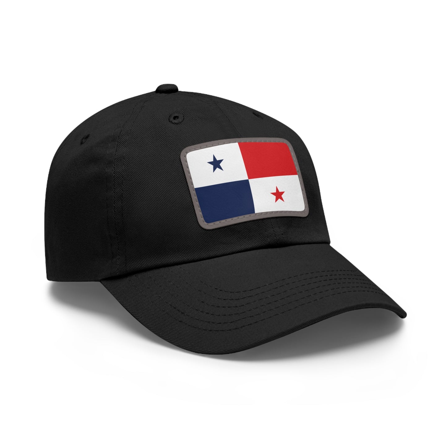 Panama Leather Patch Hat