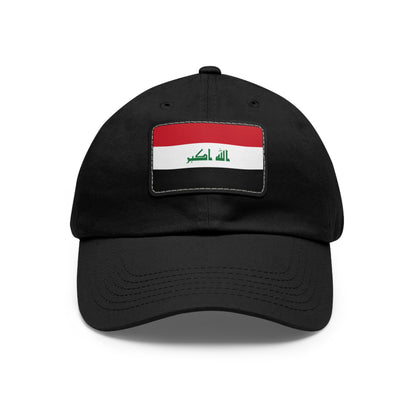 Iraq Leather Patch Hat