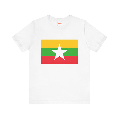 Myanmar Flag on T-shirt