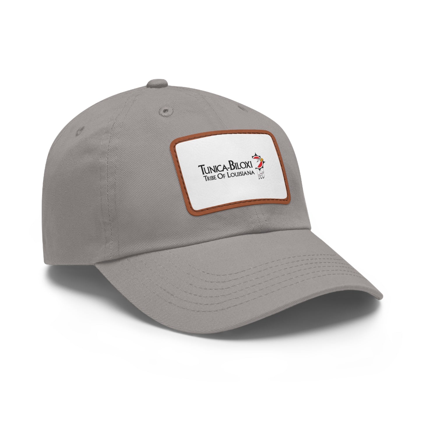 Tunica-Biloxi Tribe Leather Patch Hat