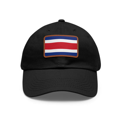 Costa Rica Leather Patch Hat
