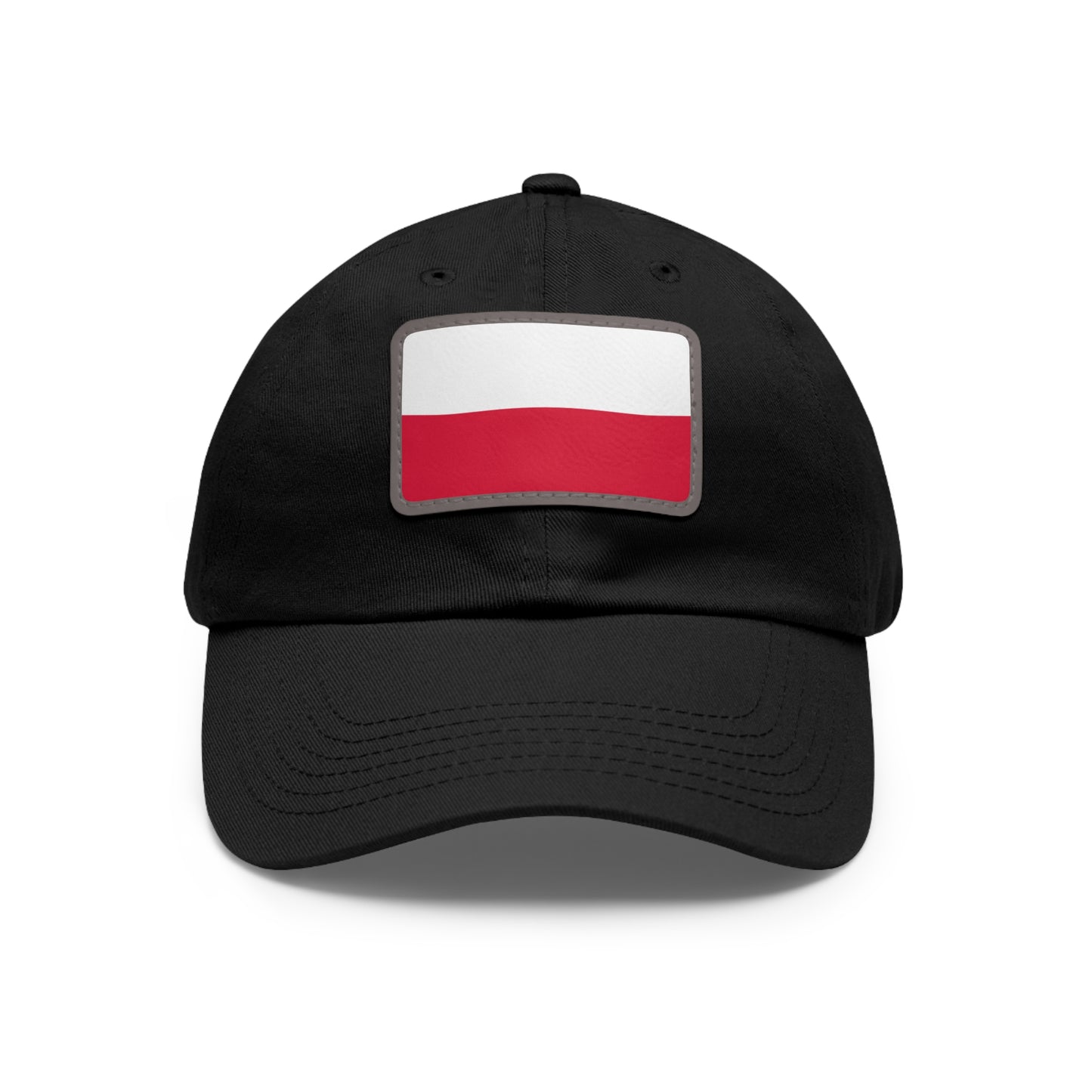 Poland Leather Patch Hat