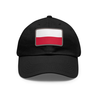 Poland Leather Patch Hat
