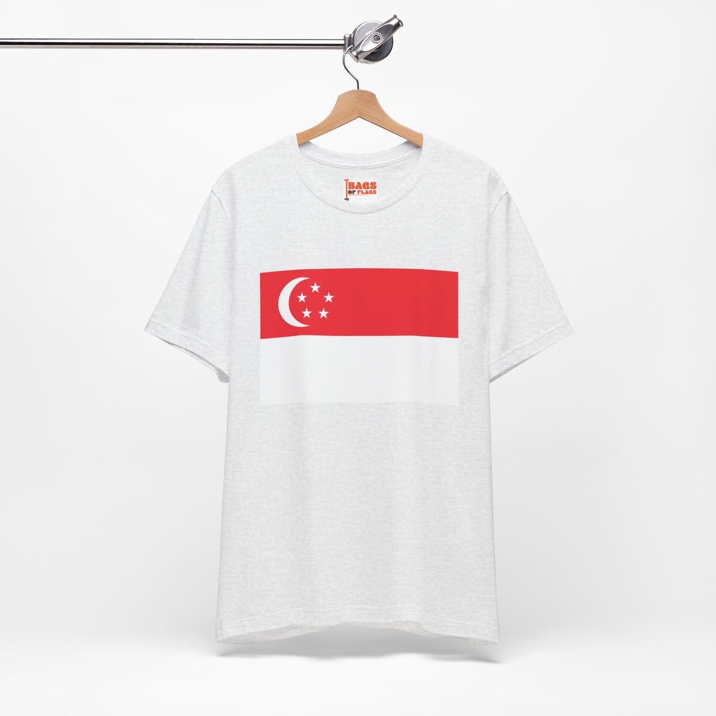 Singapore Flag on T-shirt