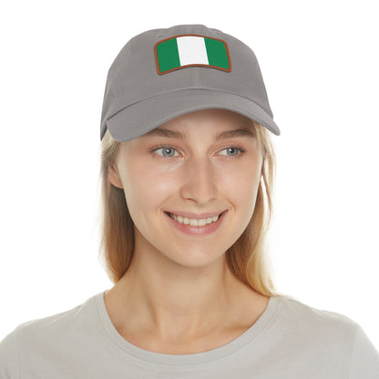 Nigeria Leather Patch Hat