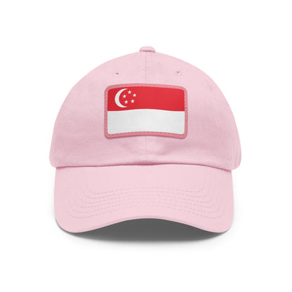 Singapore Leather Patch Hat
