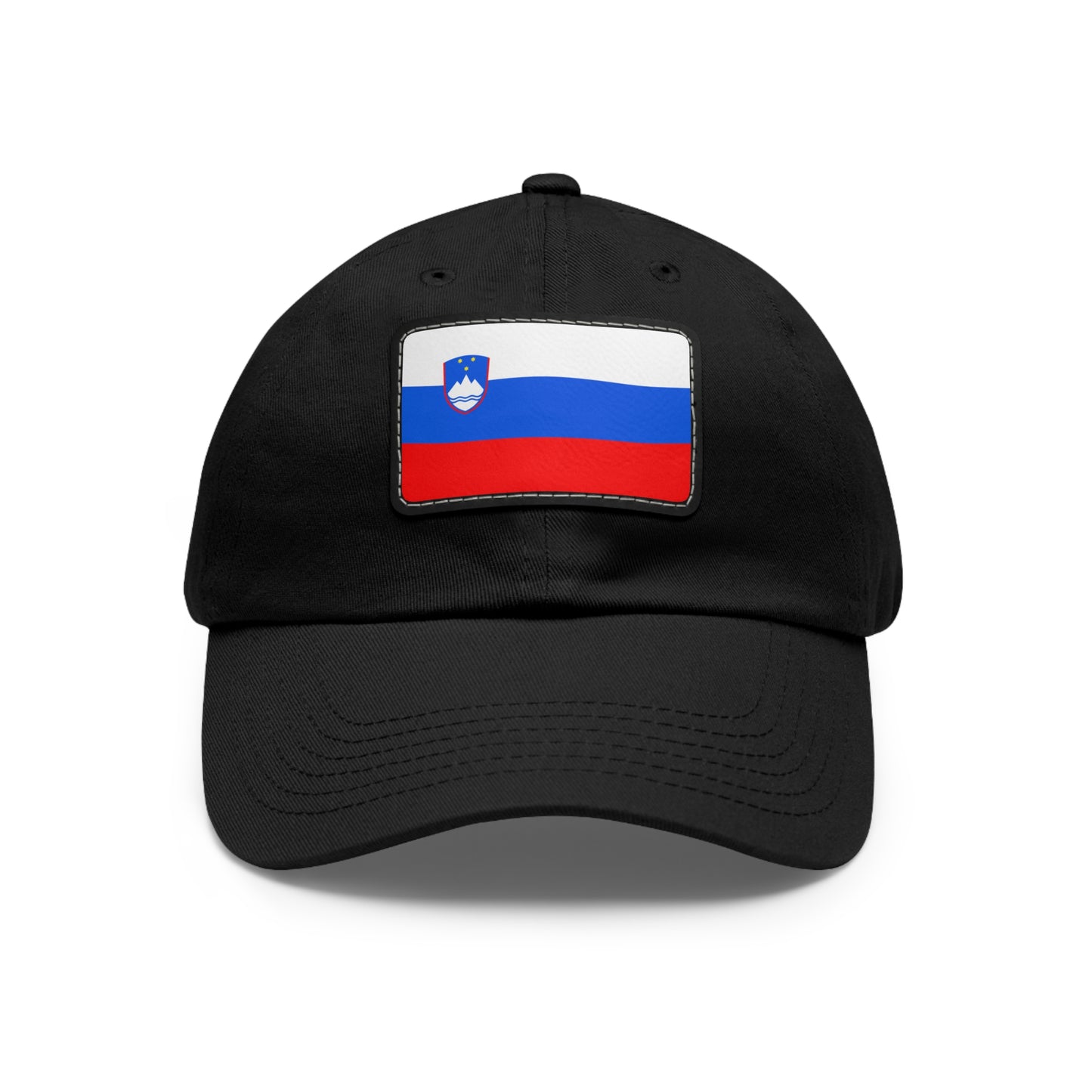 Slovenia Leather Patch Hat