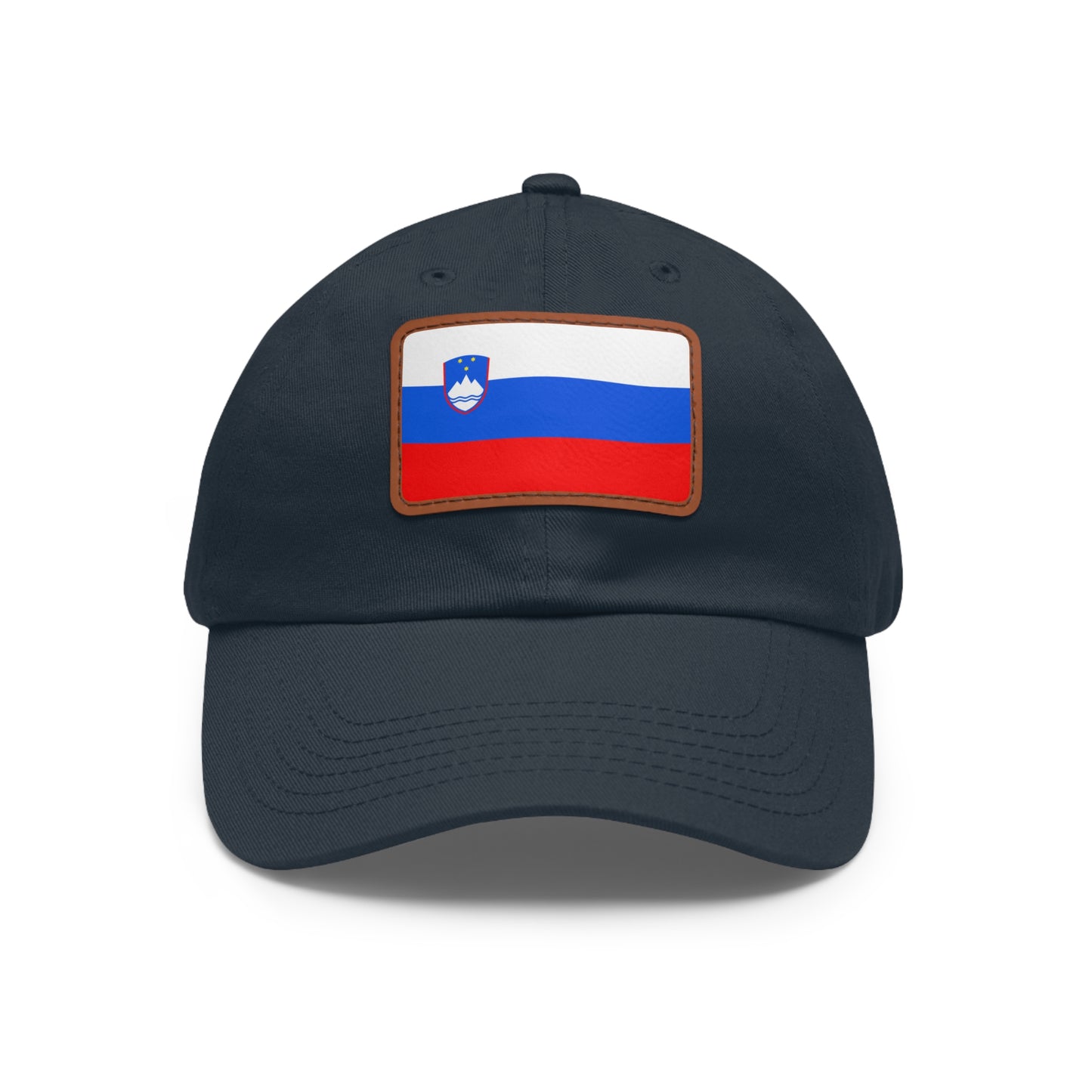 Slovenia Leather Patch Hat