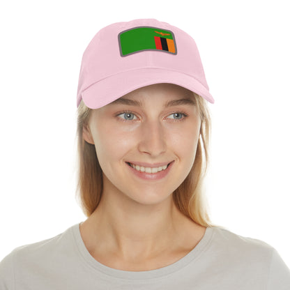 Zambia Leather Patch Hat