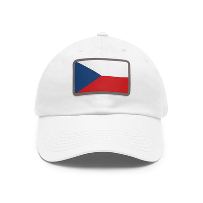 Czech Republic Leather Patch Hat