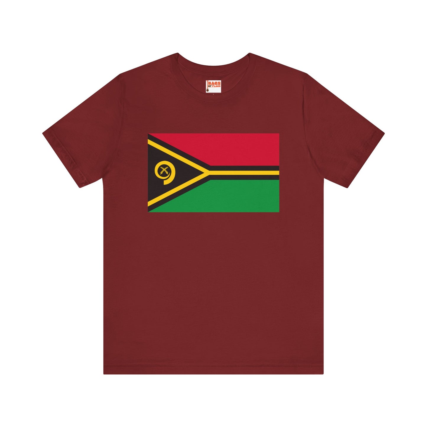 Vanuatu Flag on T-shirt