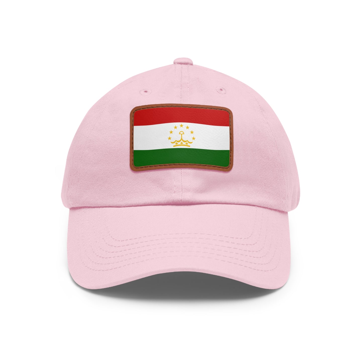 Tajikistan Leather Patch Hat