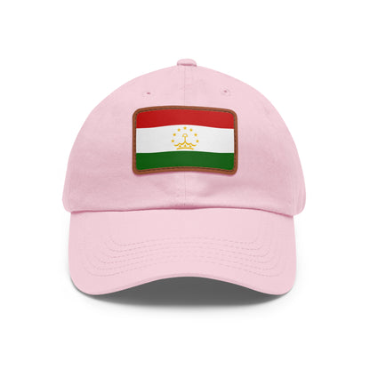 Tajikistan Leather Patch Hat