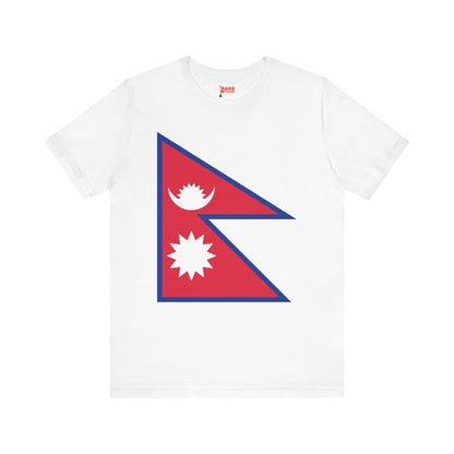 Nepal Flag on T-shirt
