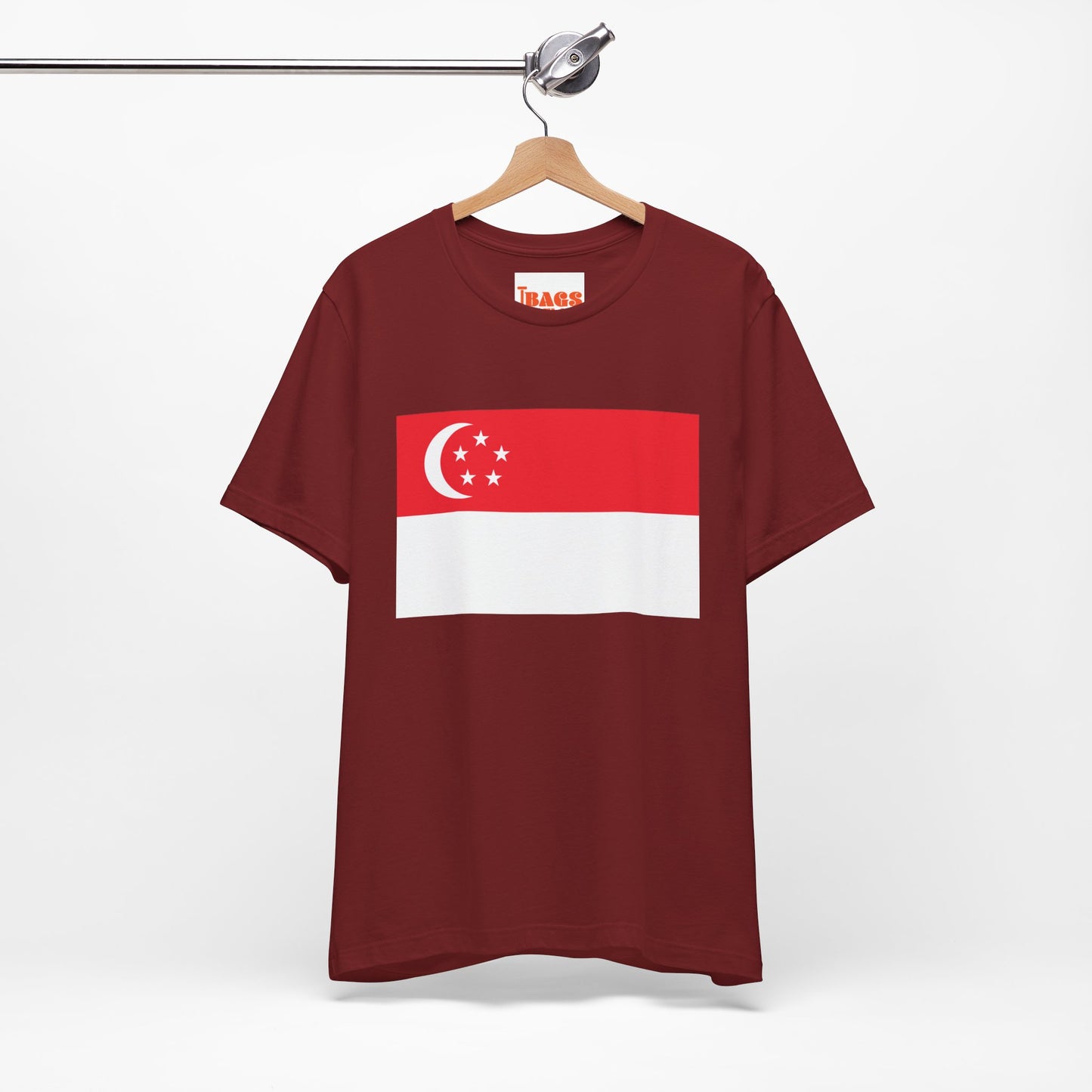 Singapore Flag on T-shirt