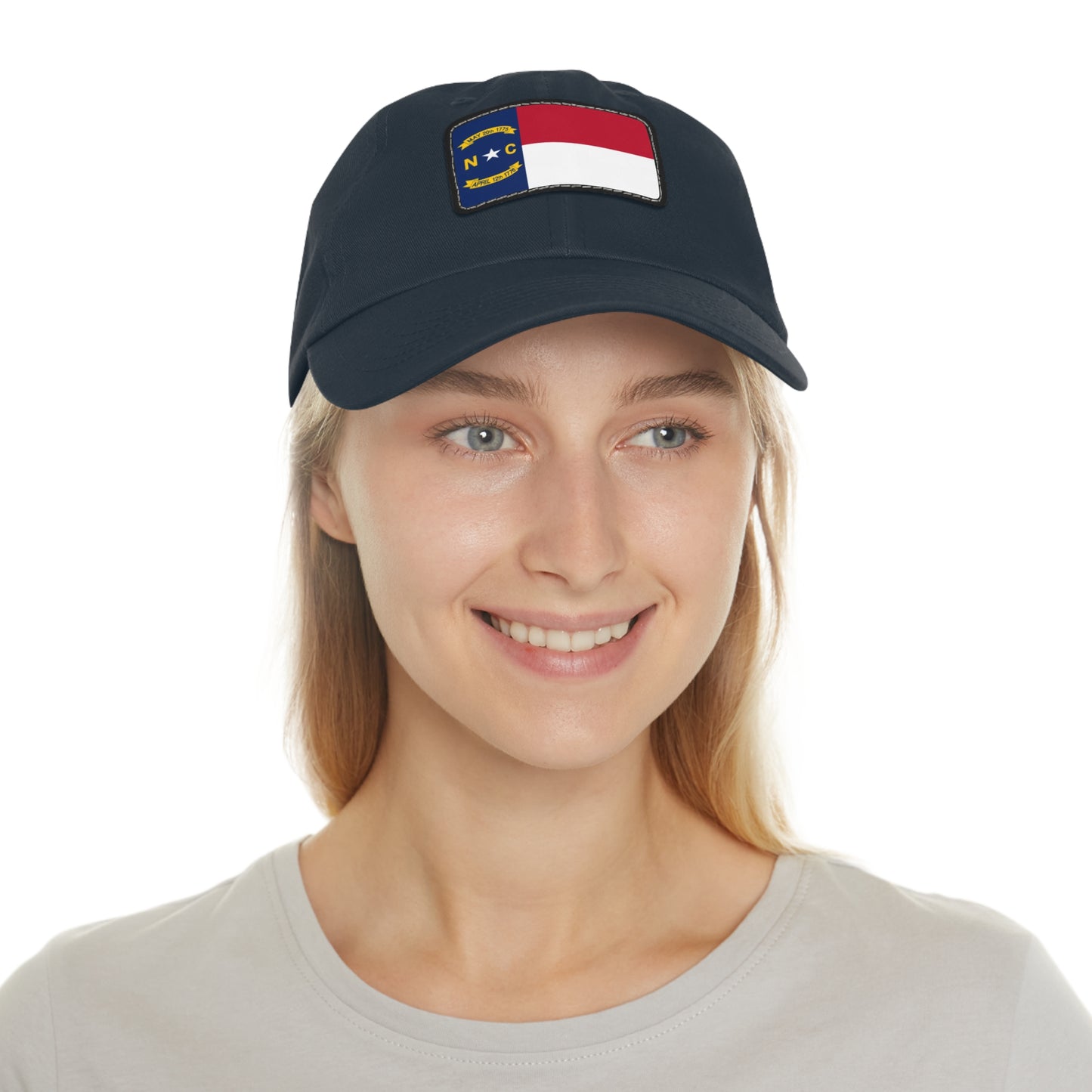 North Carolina Leather Patch Hat