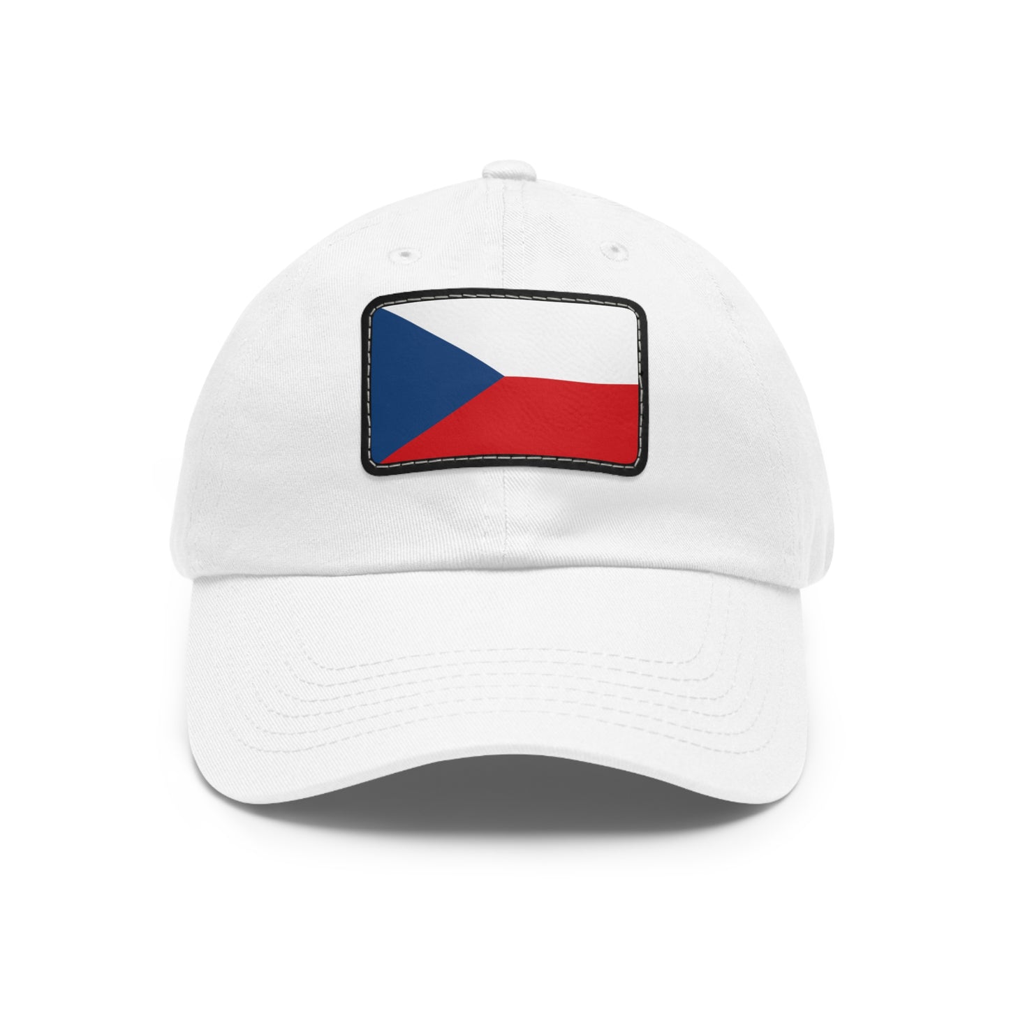 Czech Republic Leather Patch Hat