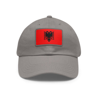 Albania Leather Patch Hat