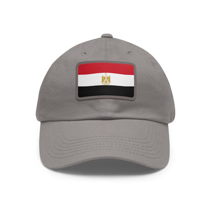 Egypt Leather Patch Hat