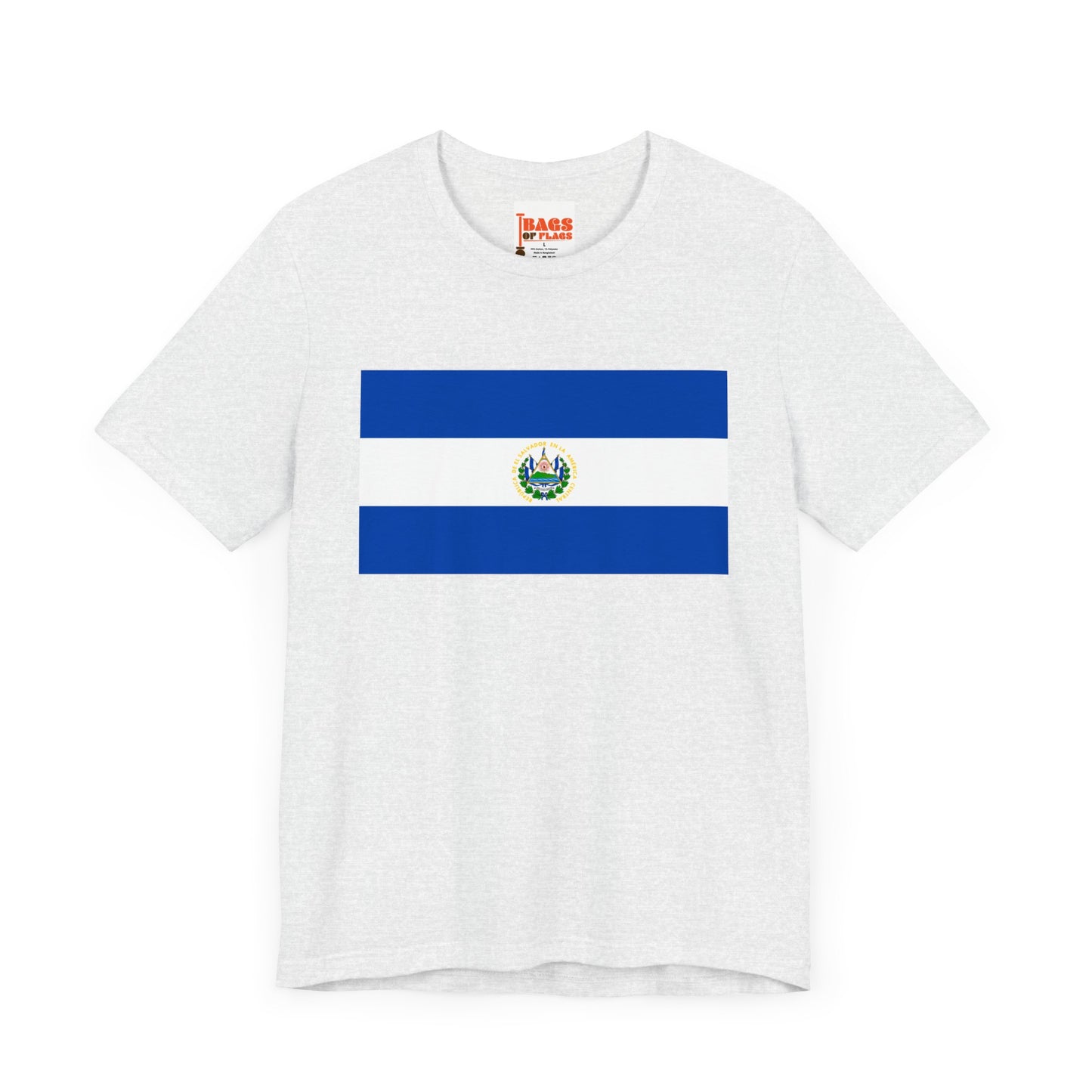 El Salvador Flag on T-shirt