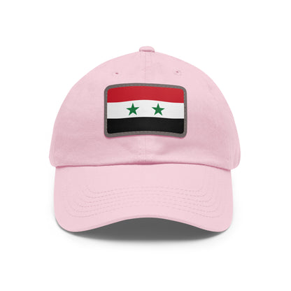 Syria Leather Patch Hat