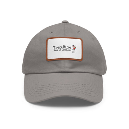 Tunica-Biloxi Tribe Leather Patch Hat
