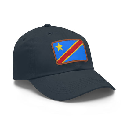 Democratic Republic of the Congo Leather Patch Hat