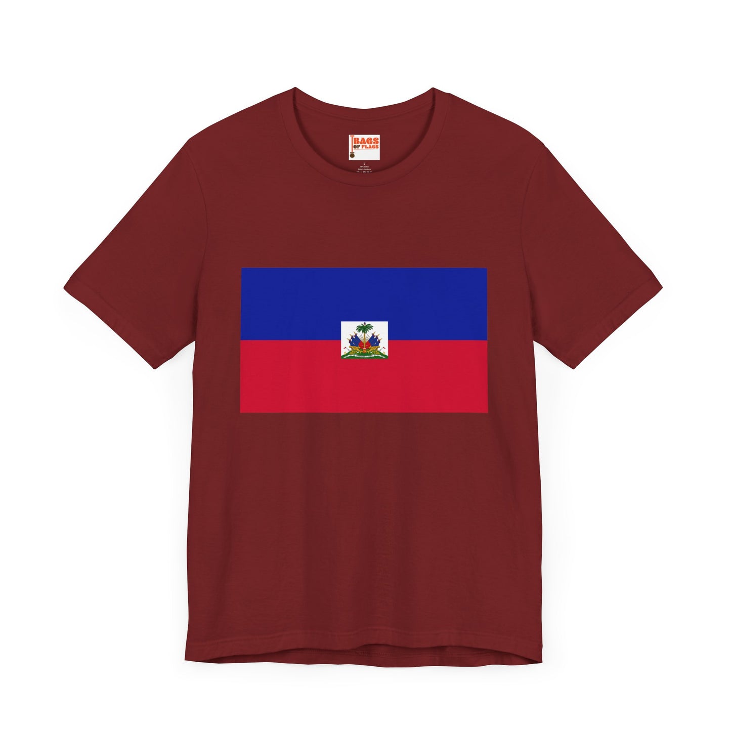 Haiti Flag on T-shirt
