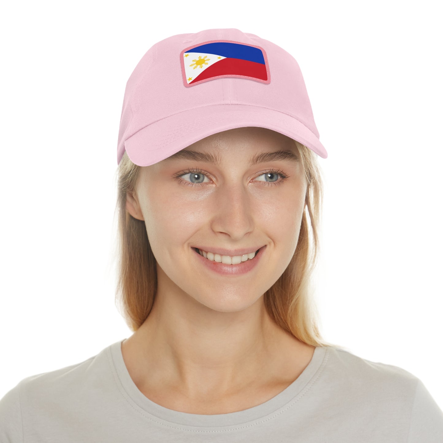 Philippines Leather Patch Hat