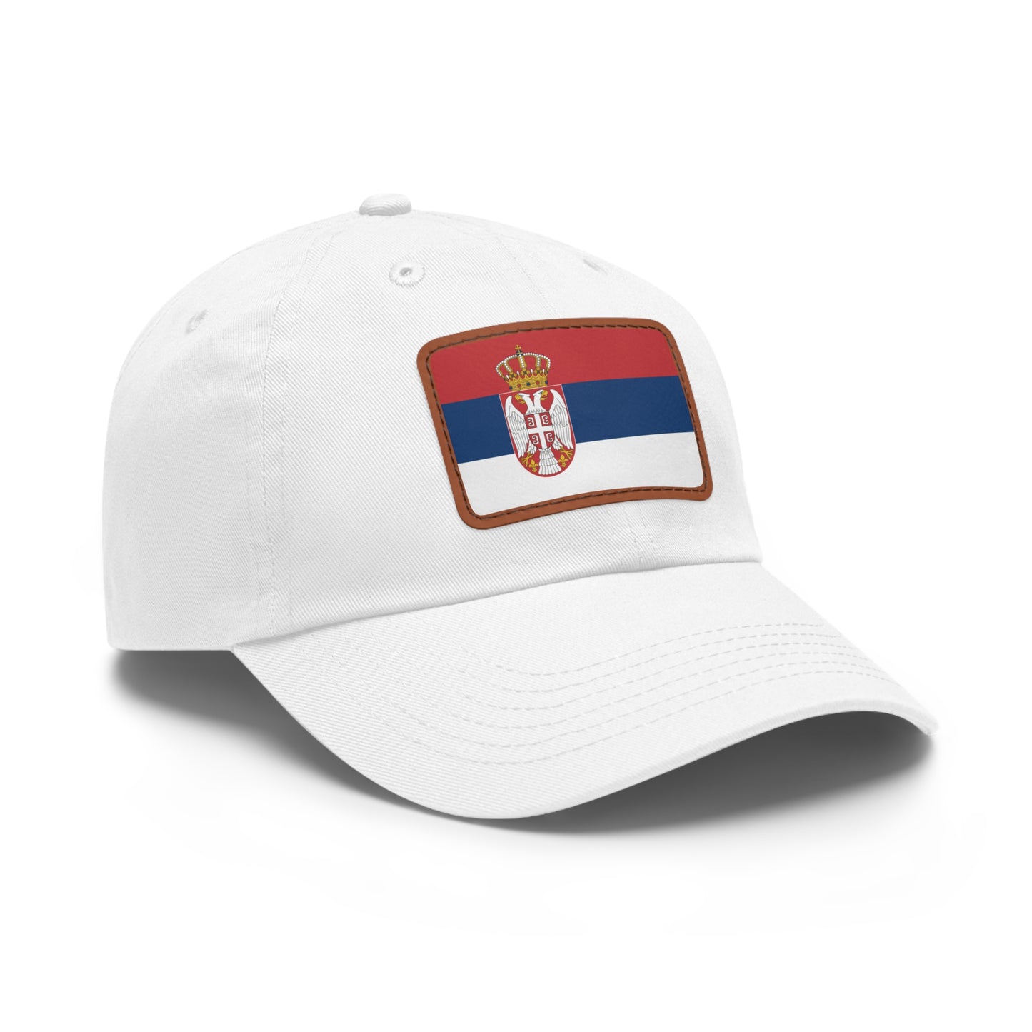 Serbia Leather Patch Hat