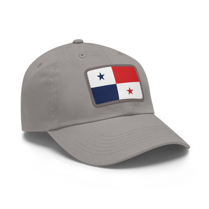 Panama Leather Patch Hat