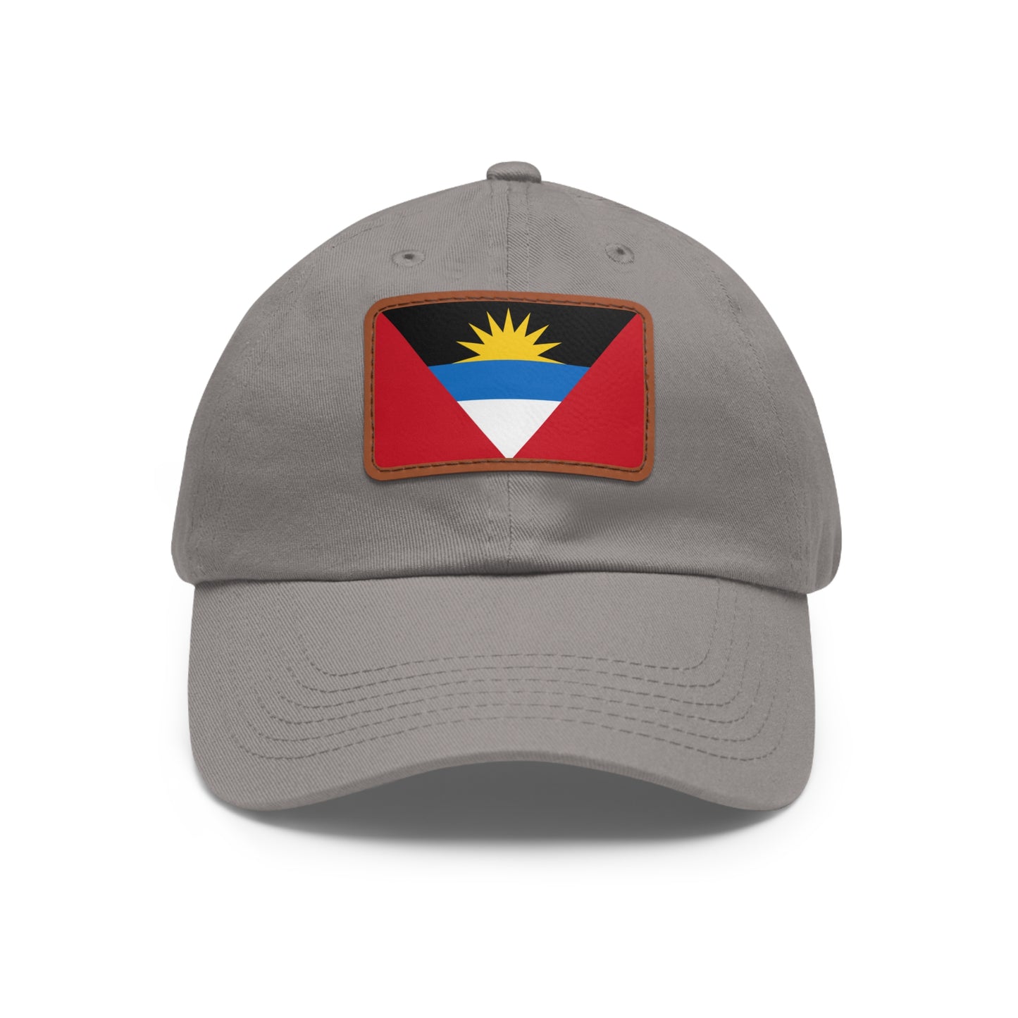 Antigua and Barbuda Leather Patch Hat
