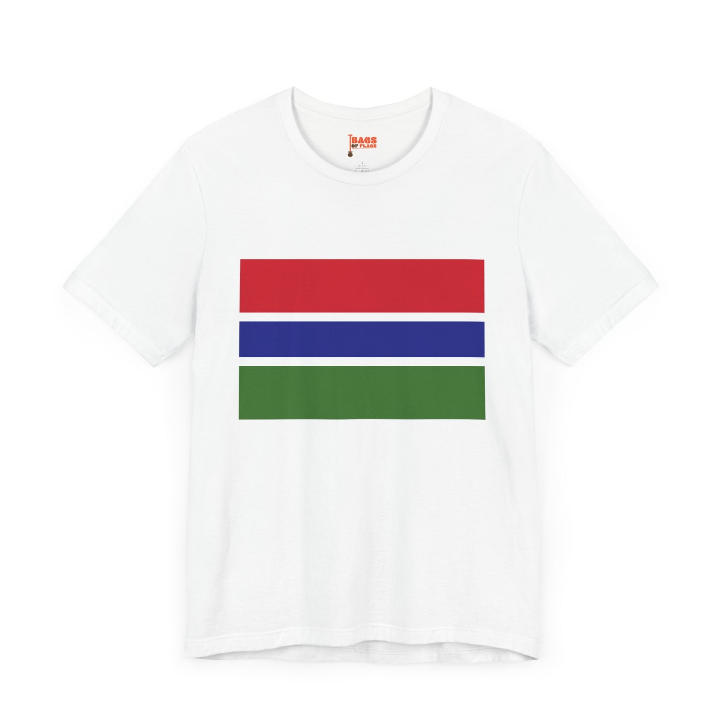 The Gambia Flag on T-shirt
