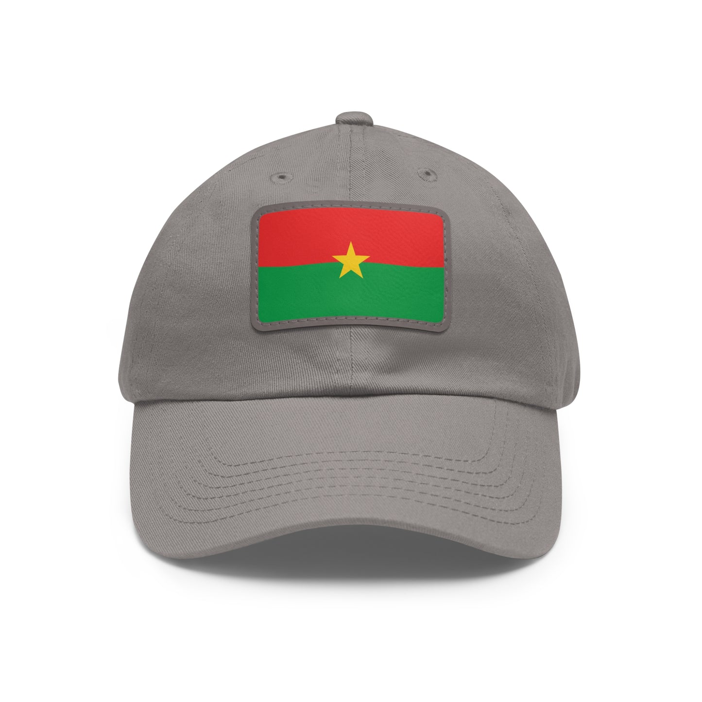 Burkina Faso Leather Patch Hat