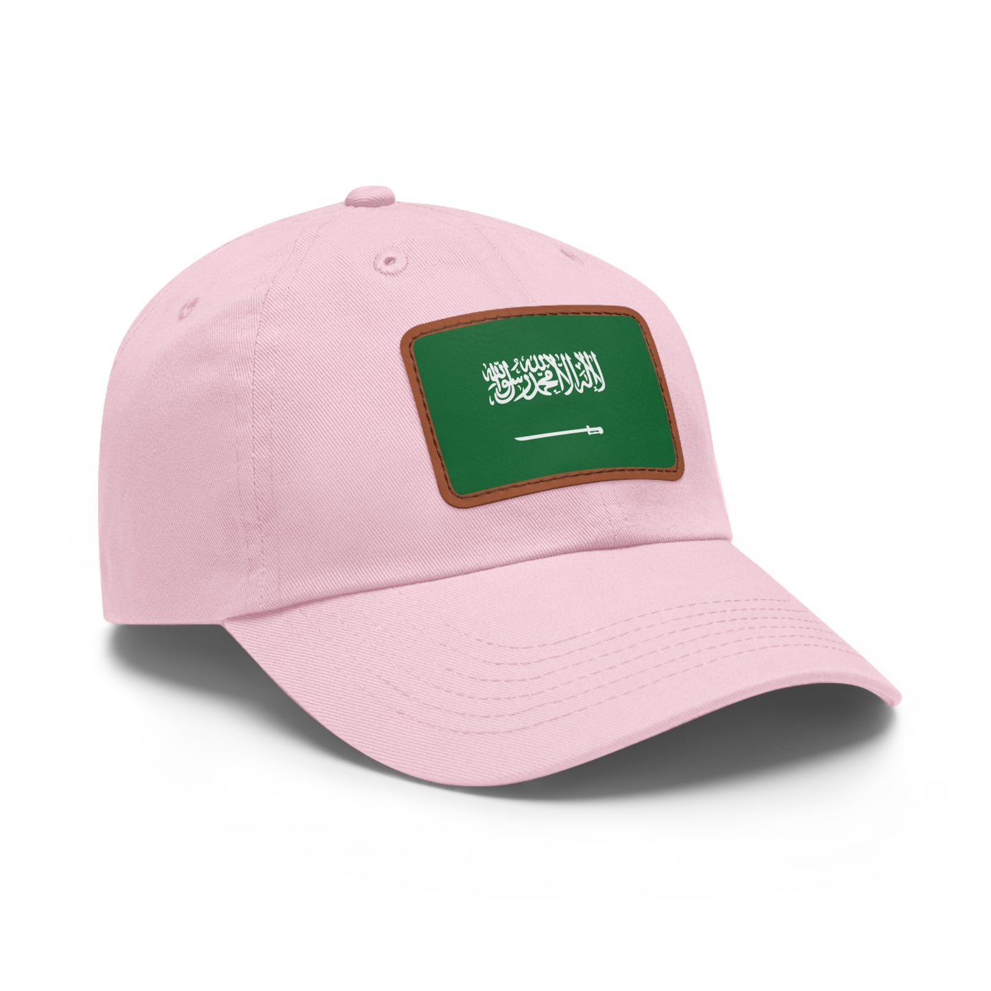 Saudi Arabia Leather Patch Hat