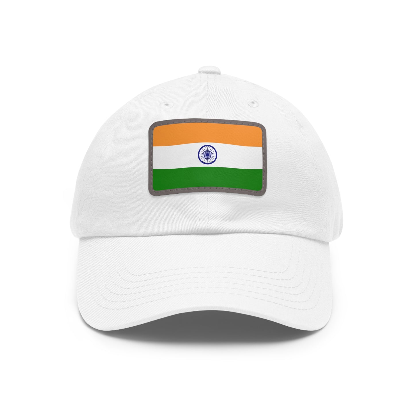 India Leather Patch Hat