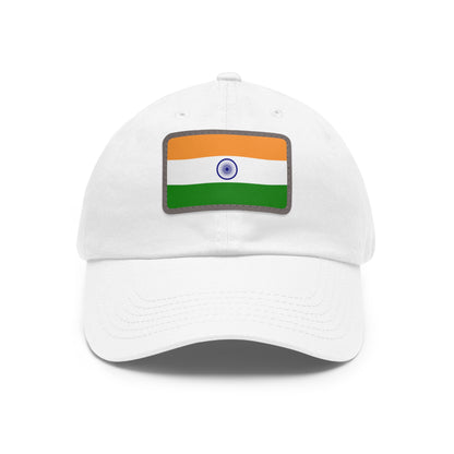 India Leather Patch Hat
