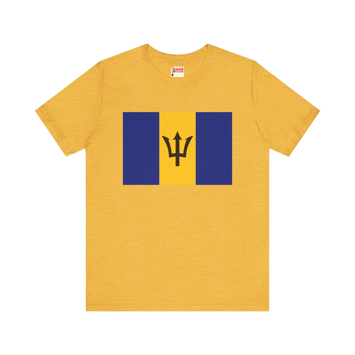 Barbados Flag on T-shirt