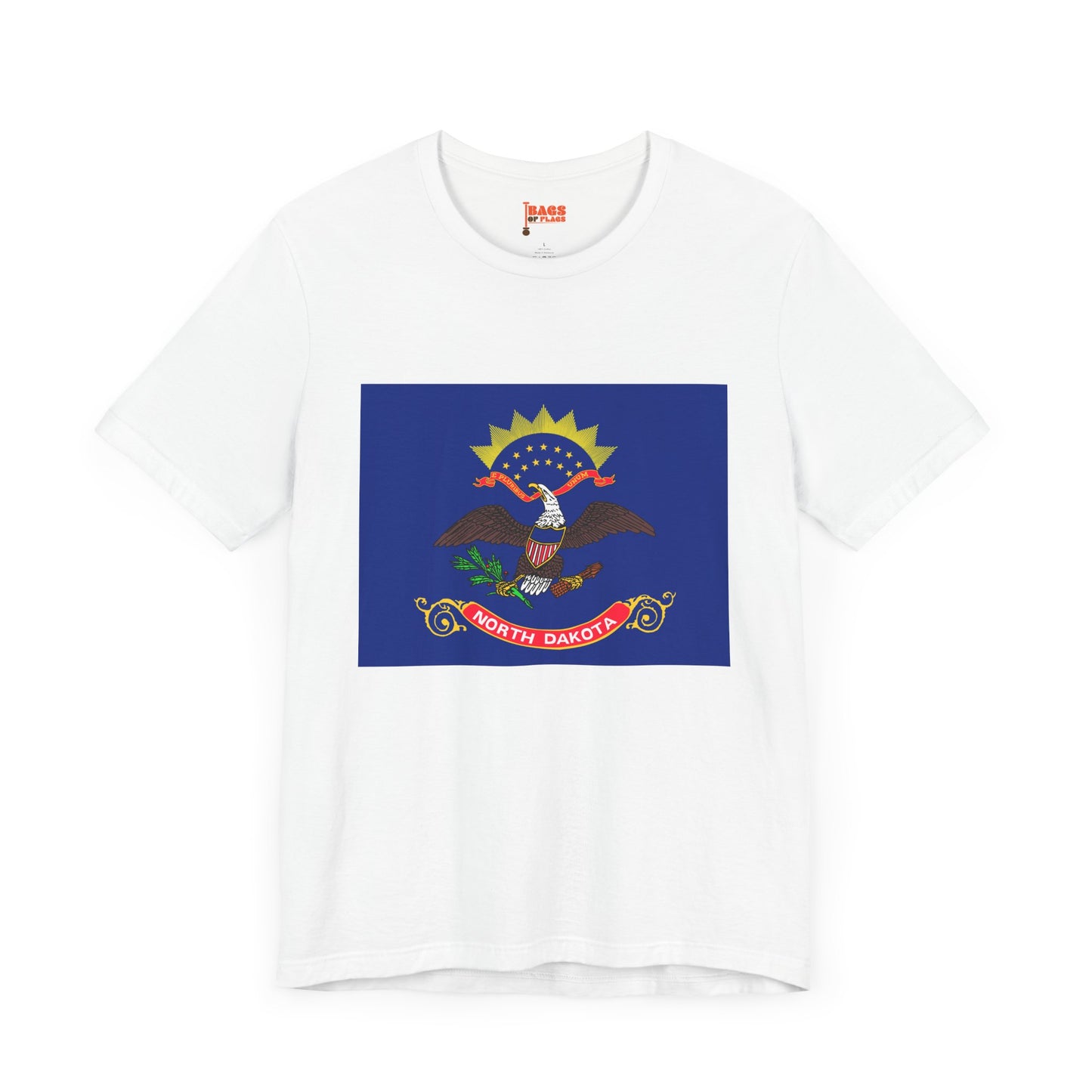 North Dakota Flag T-shirts