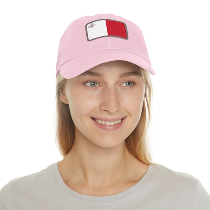 Malta Leather Patch Hat