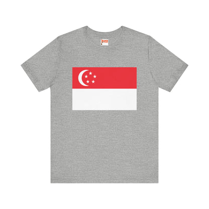 Singapore Flag on T-shirt