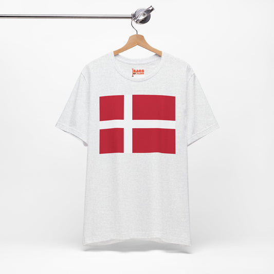 Denmark Flag on T-shirt
