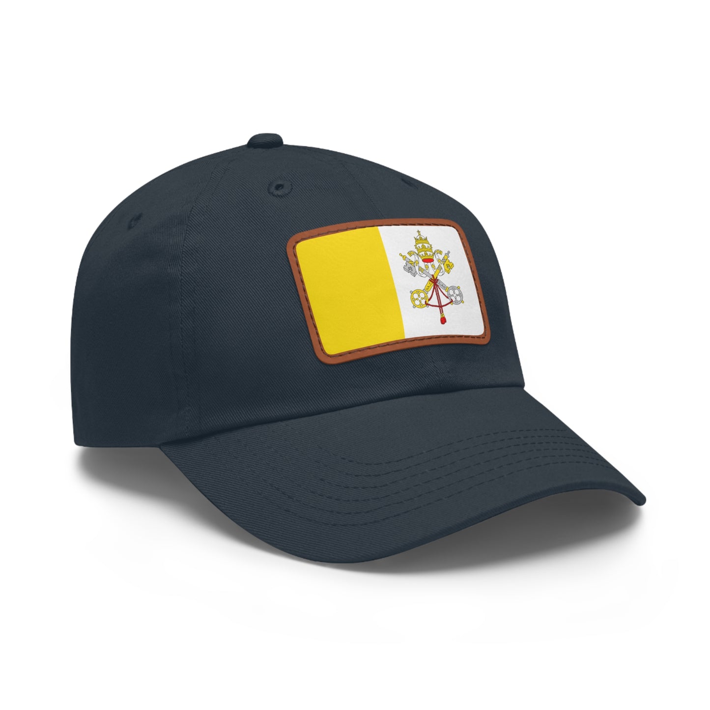 Vatican City Leather Patch Hat