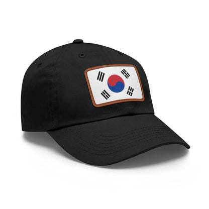 South Korea Leather Patch Hat