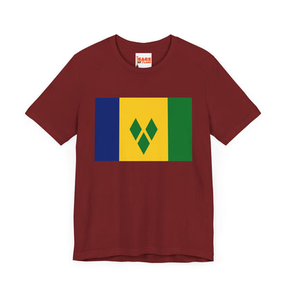 Saint Vincent and the Grenadines Flag on T-shirt