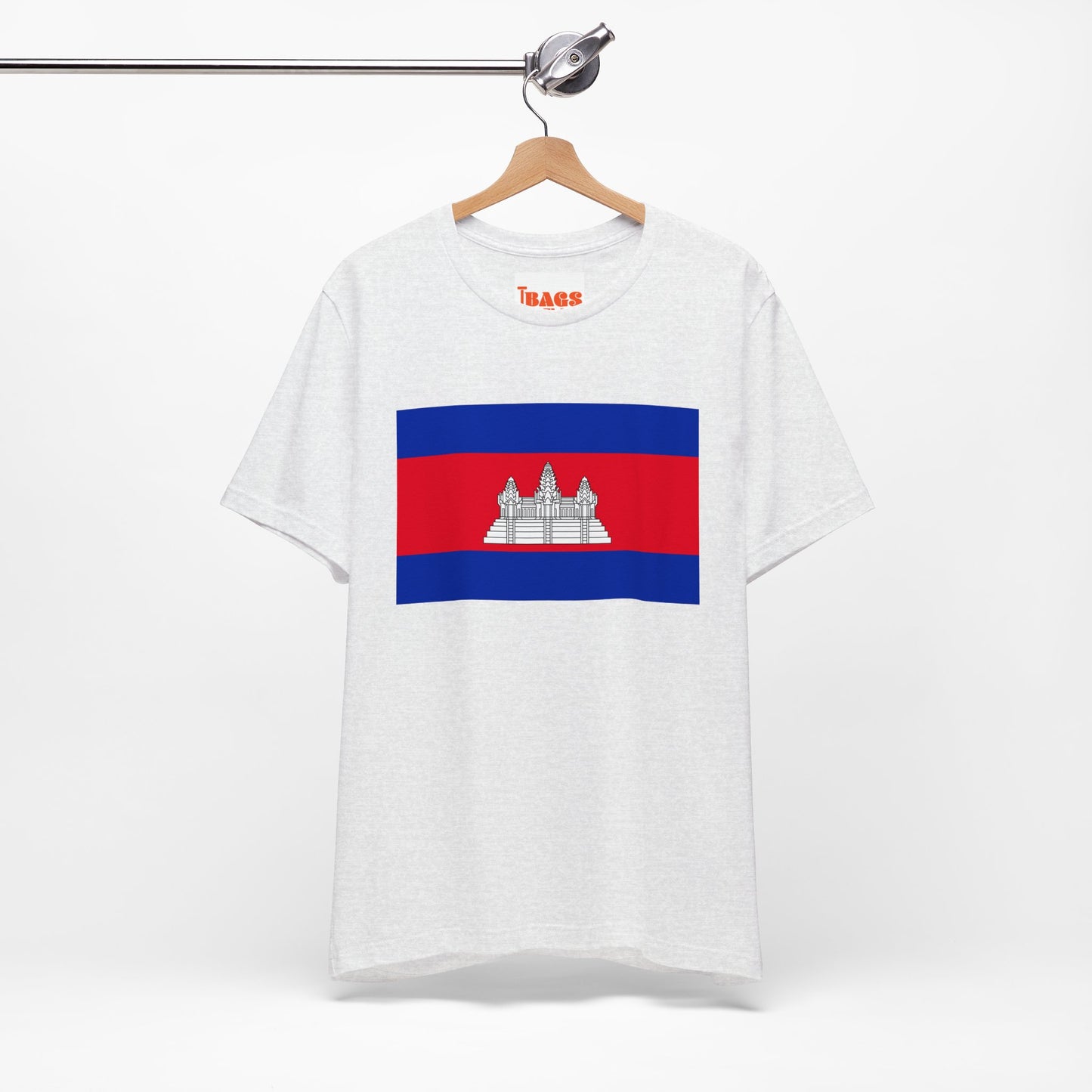 Cambodia Flag on T-shirt